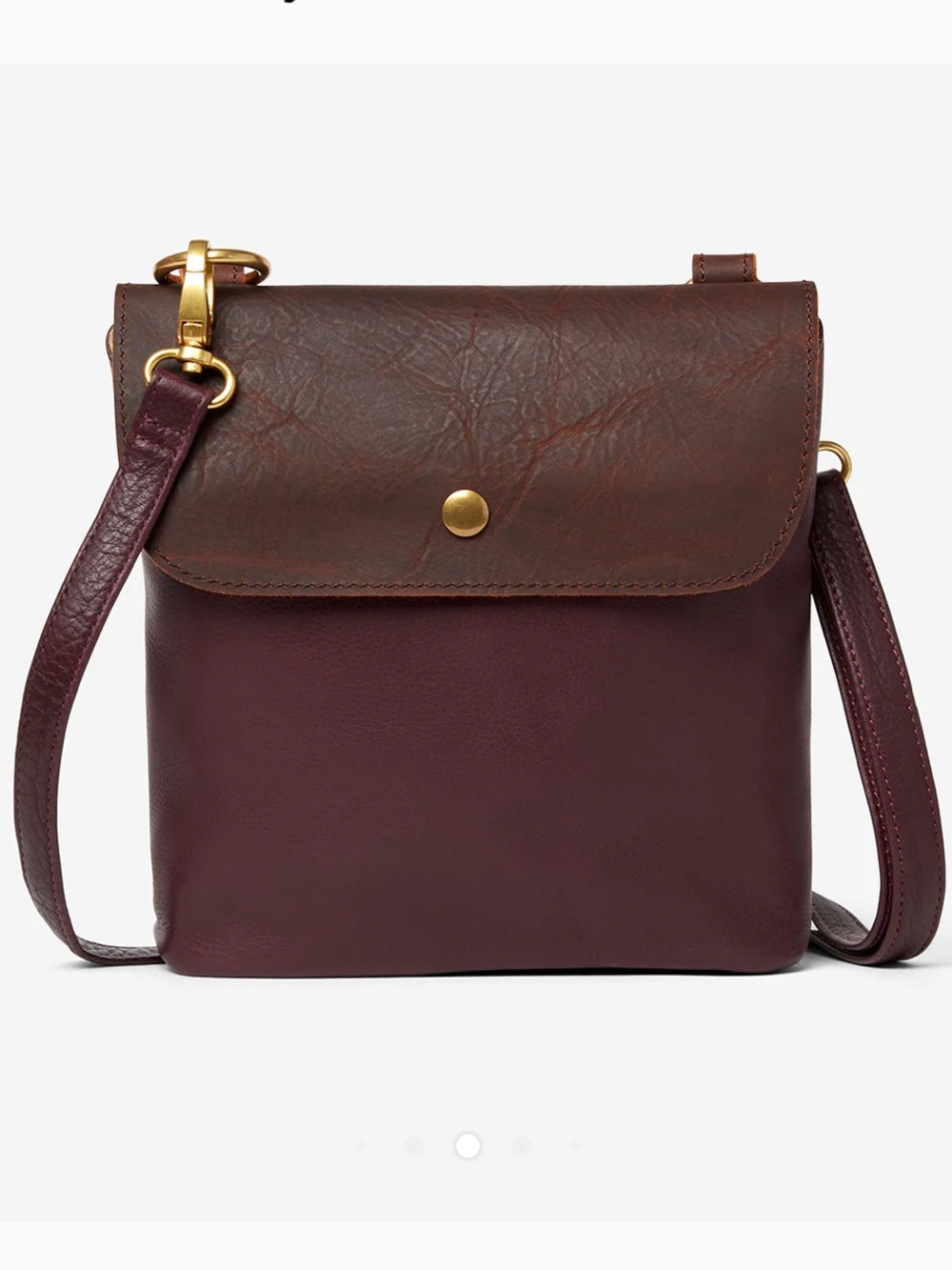 Osgoode Marley Rosemary Small Crossbody in Mulberry